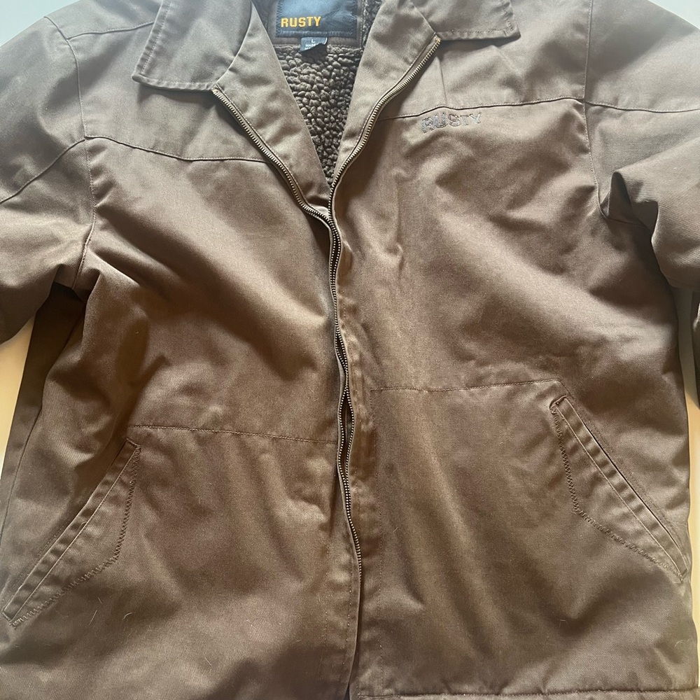 Rusty Men's Chocolate Brown Jacket